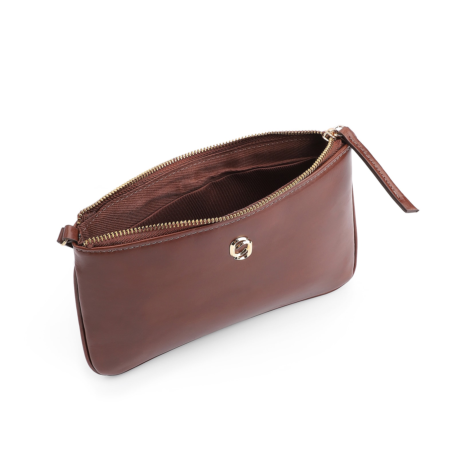 Bolsa Transversal Couro Marrom