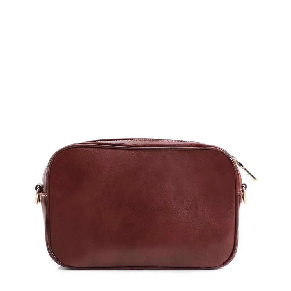 Bolsa Transversal Couro Marrom - imagem 3