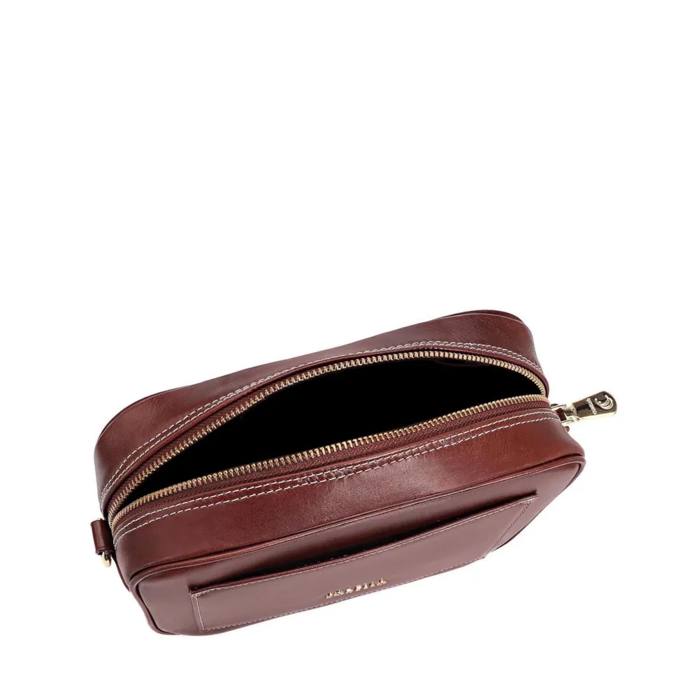 Bolsa Transversal Couro Marrom - imagem 5
