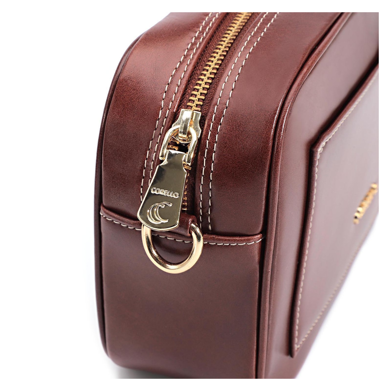 Bolsa Transversal Couro Marrom
