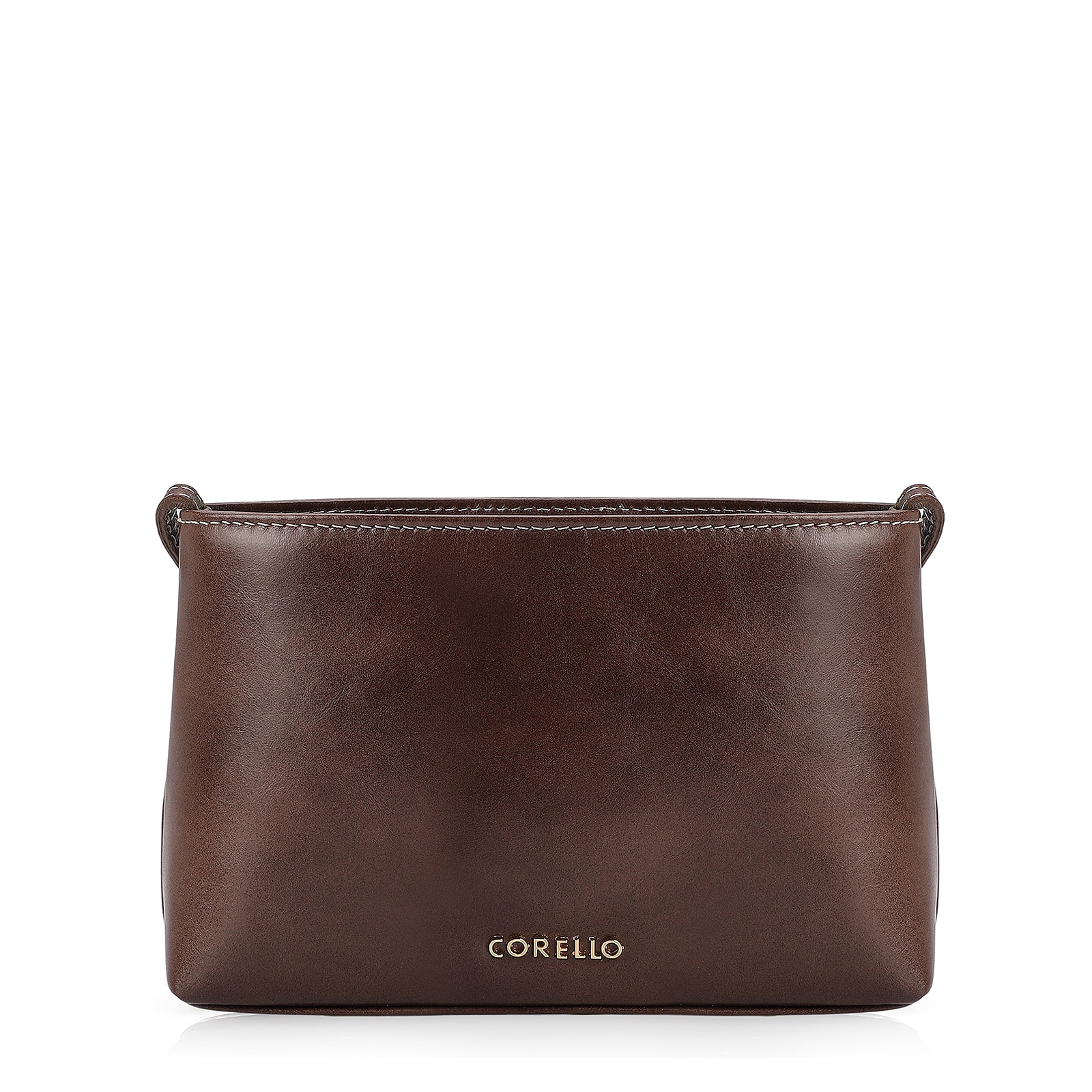 Bolsa Transversal Couro Marrom