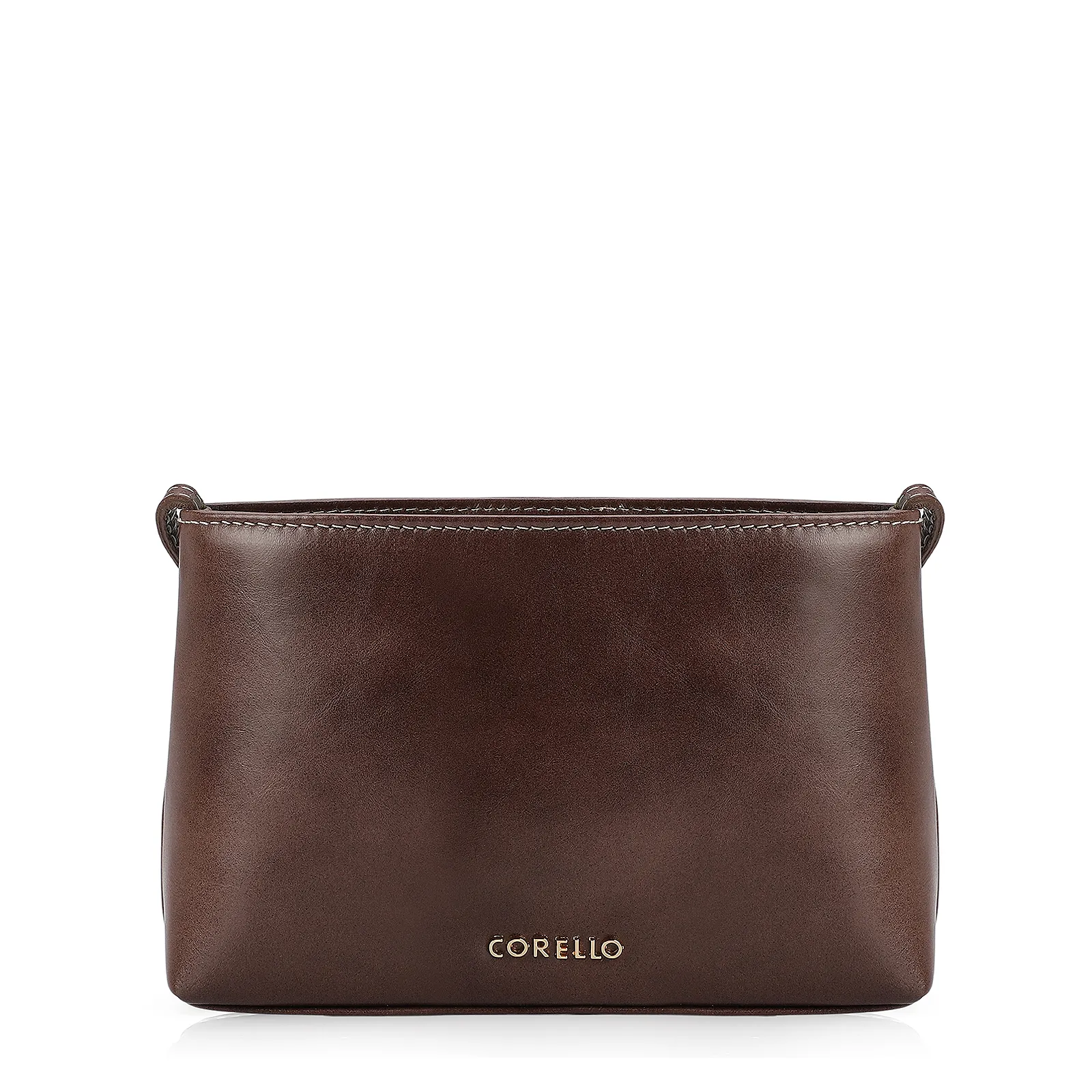 Bolsa Transversal Couro Marrom