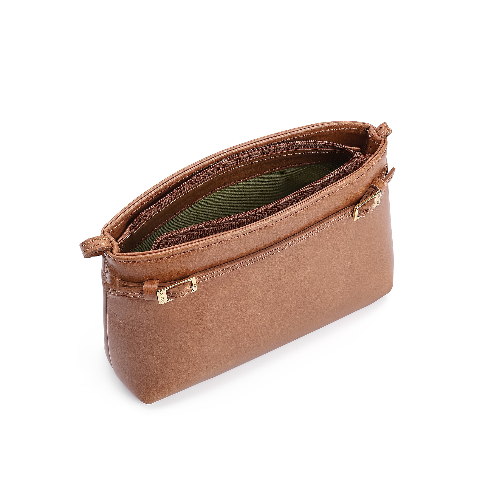 Bolsa Transversal Couro Marrom