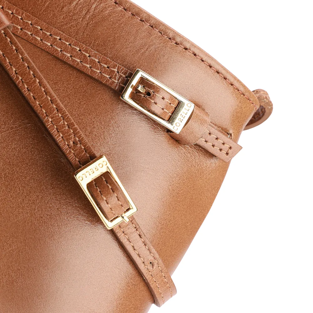 Bolsa Transversal Couro Marrom - imagem 5