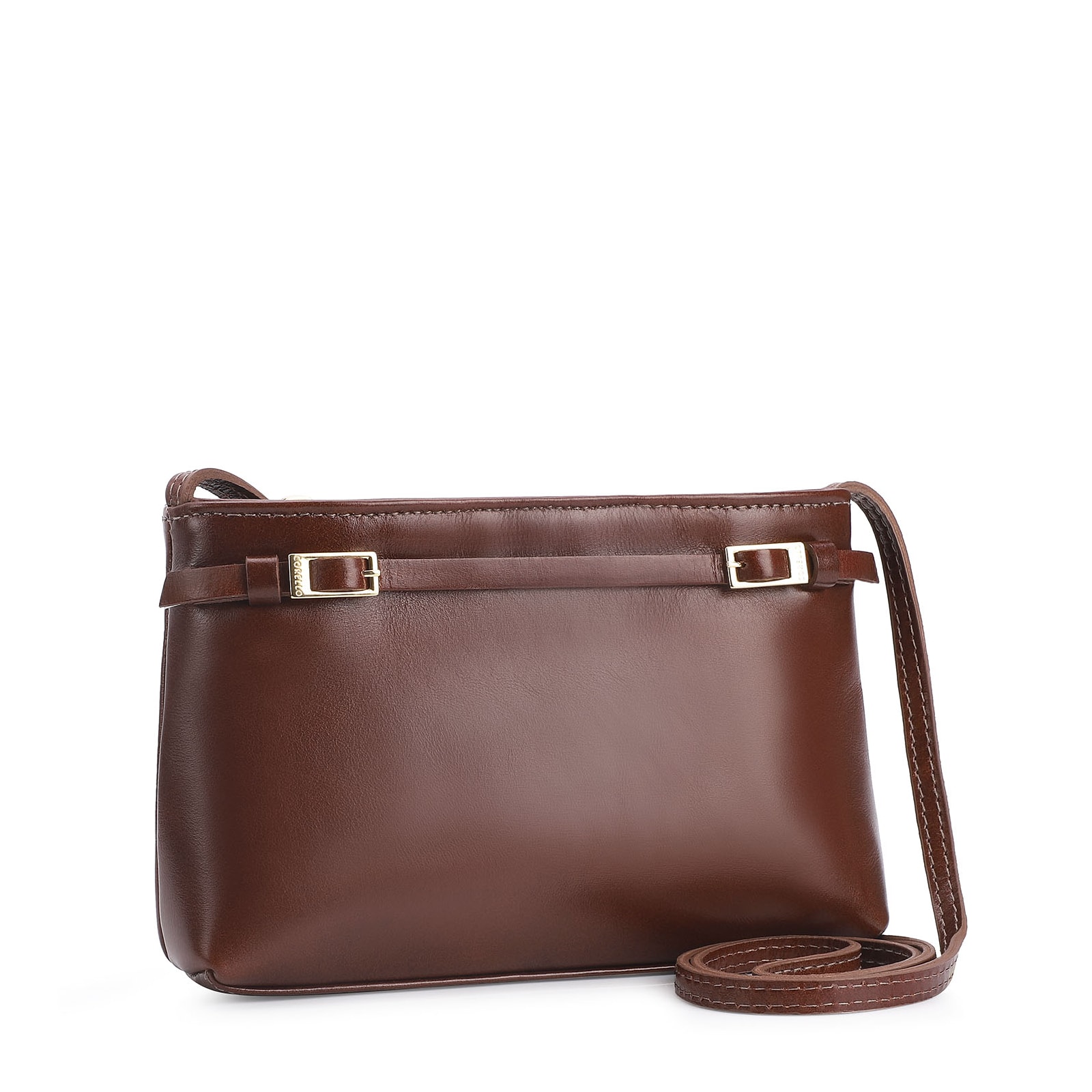 Bolsa Transversal Couro Marrom
