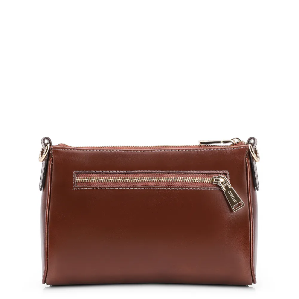Bolsa Transversal Couro Marrom - imagem 3