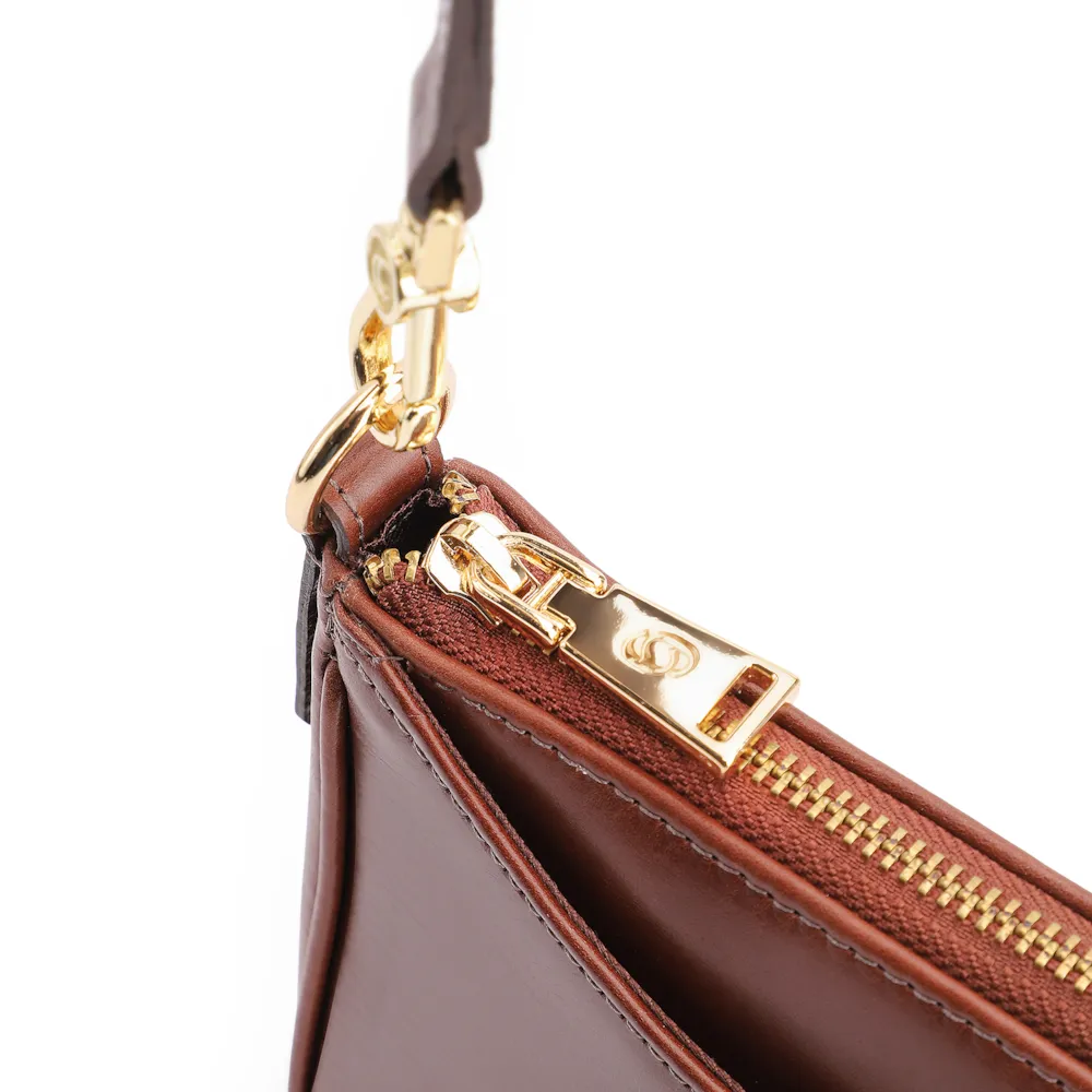 Bolsa Transversal Couro Marrom - imagem 5
