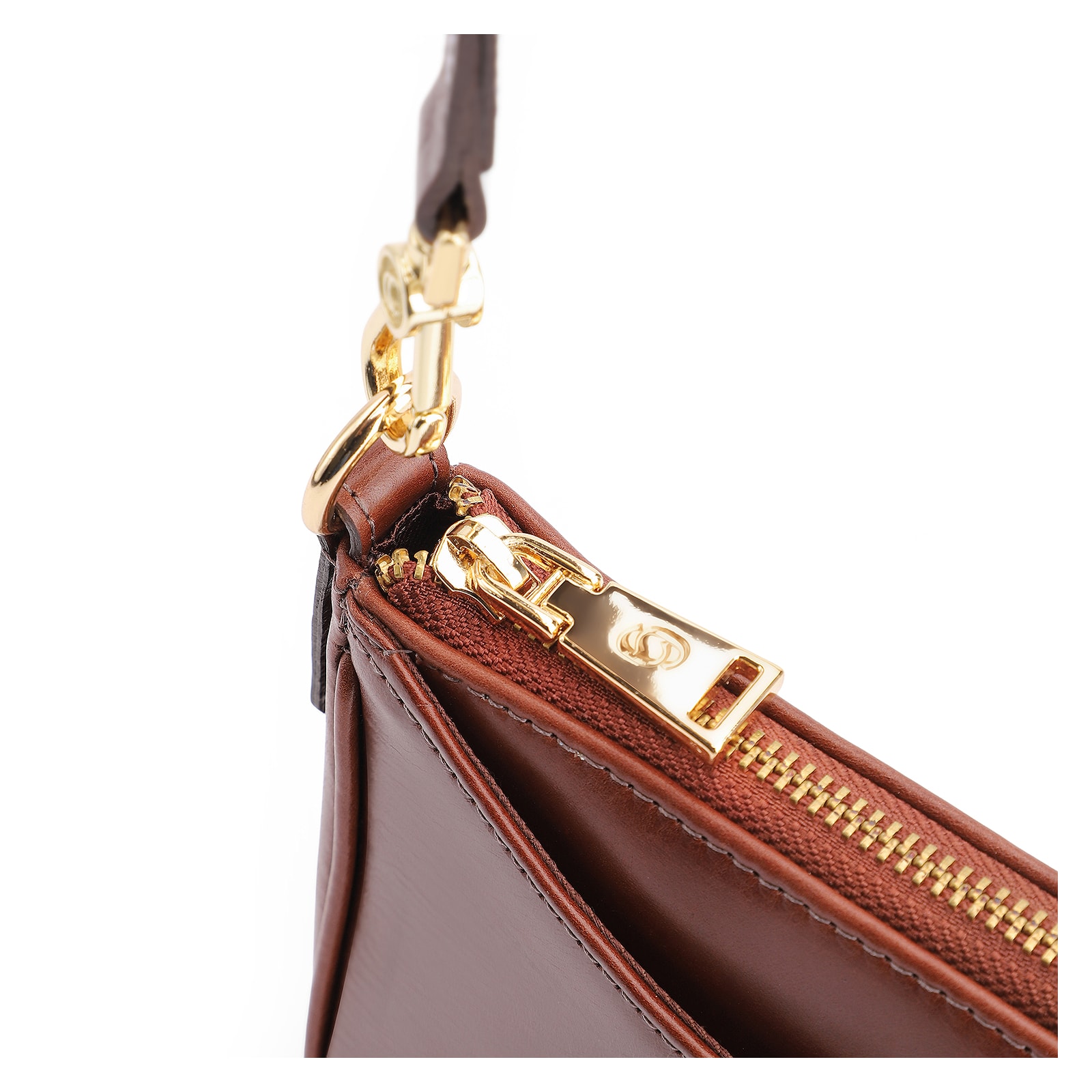 Bolsa Transversal Couro Marrom