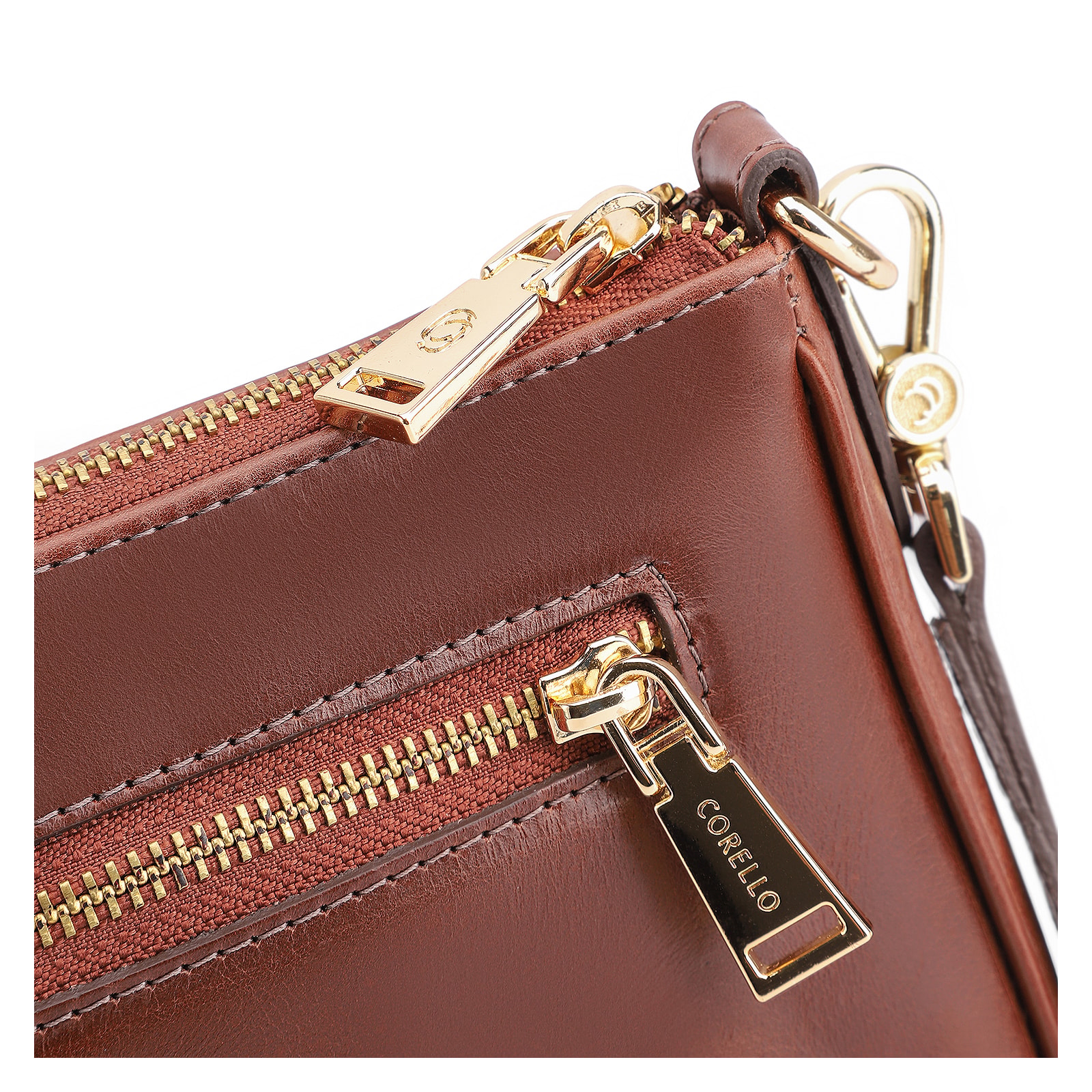 Bolsa Transversal Couro Marrom