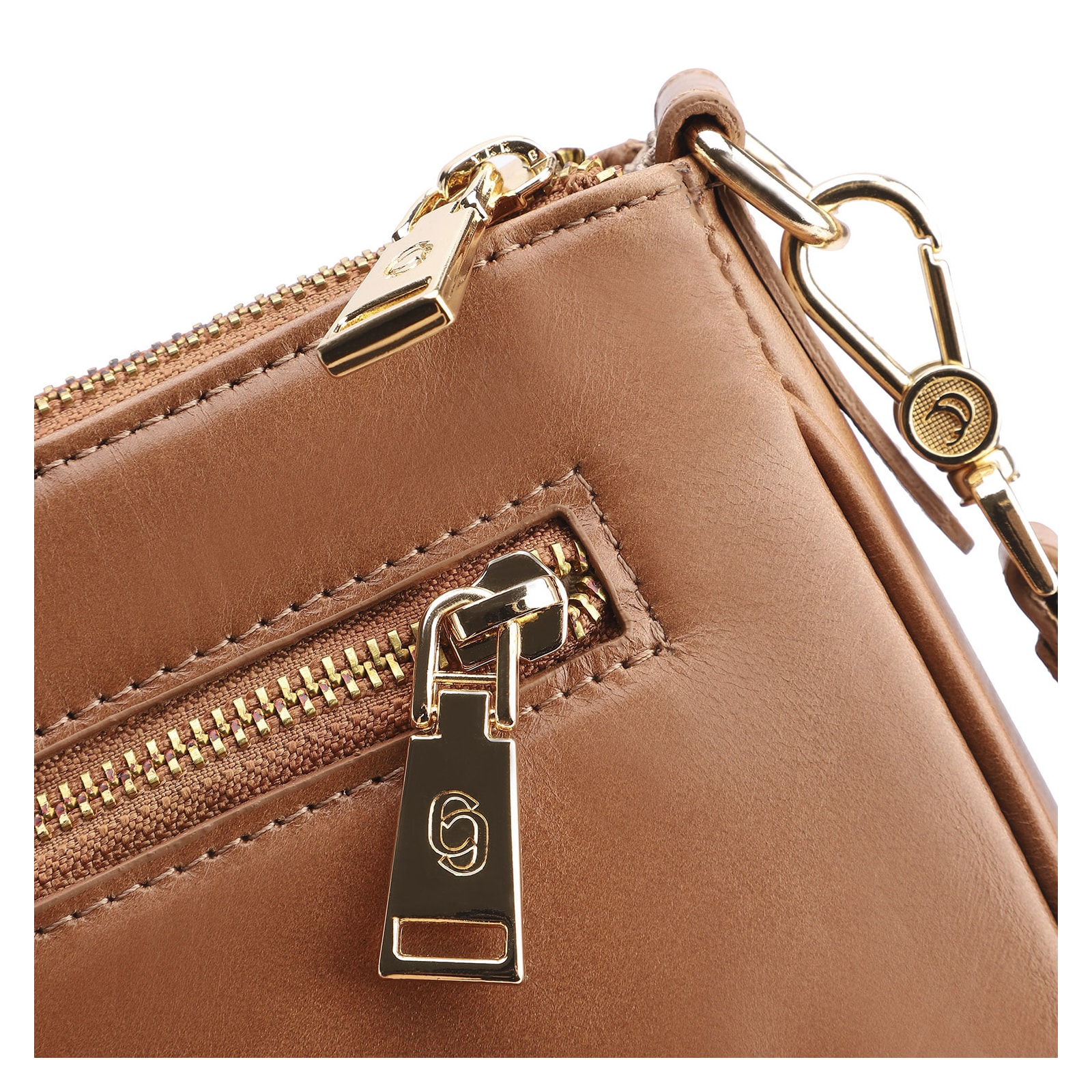 Bolsa Transversal Couro Marrom