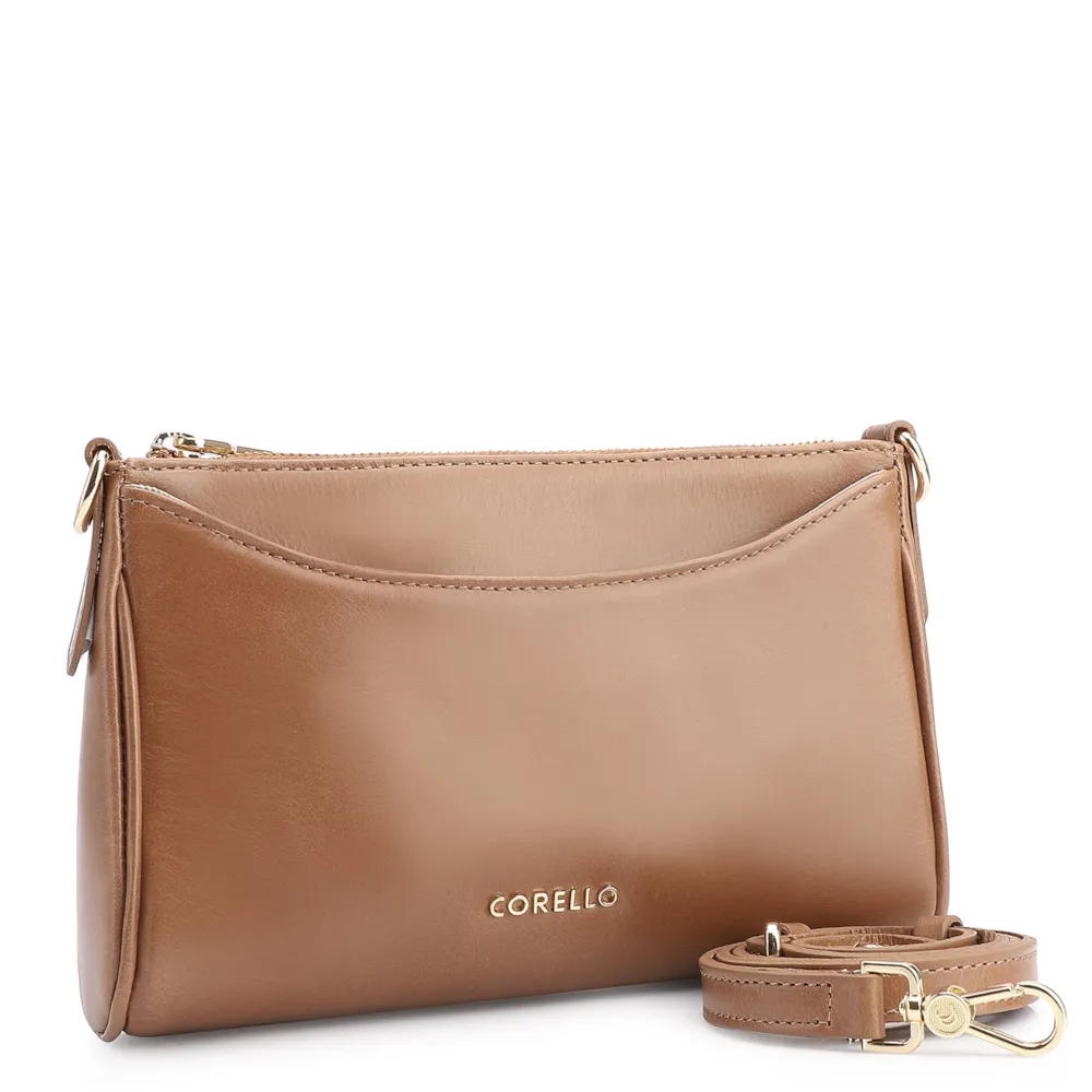 Bolsa Transversal Couro Marrom - imagem 2