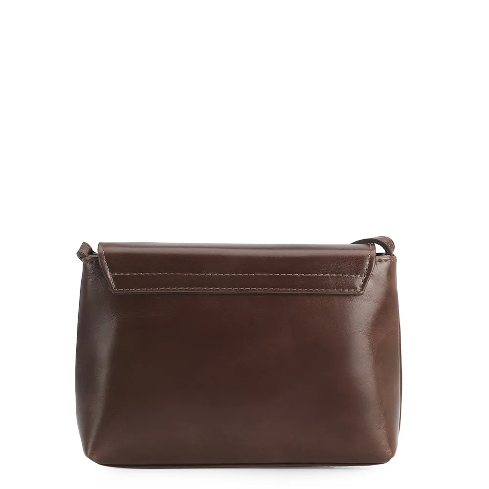Bolsa Transversal Couro Marrom - imagem 3