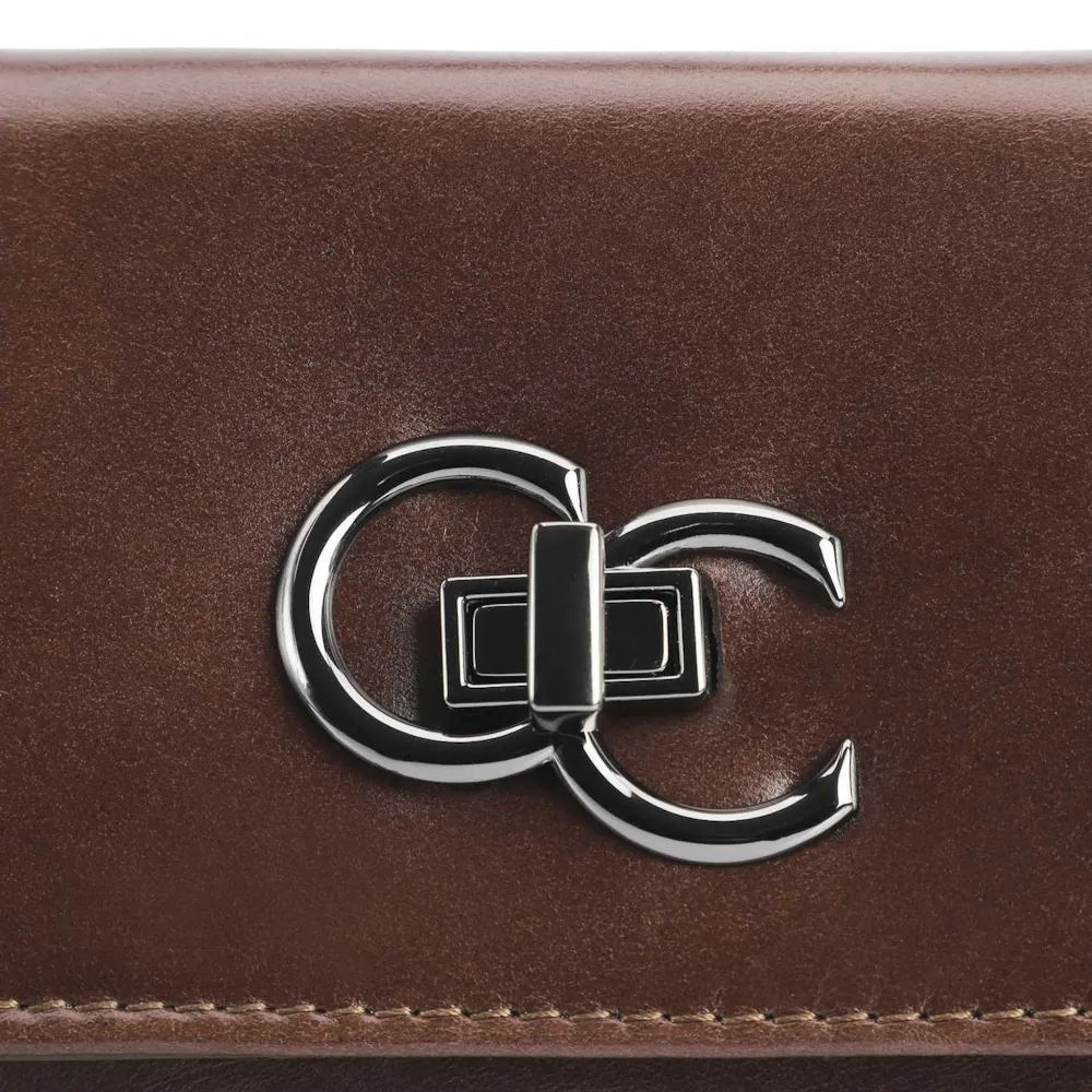 Bolsa Transversal Couro Marrom - imagem 7