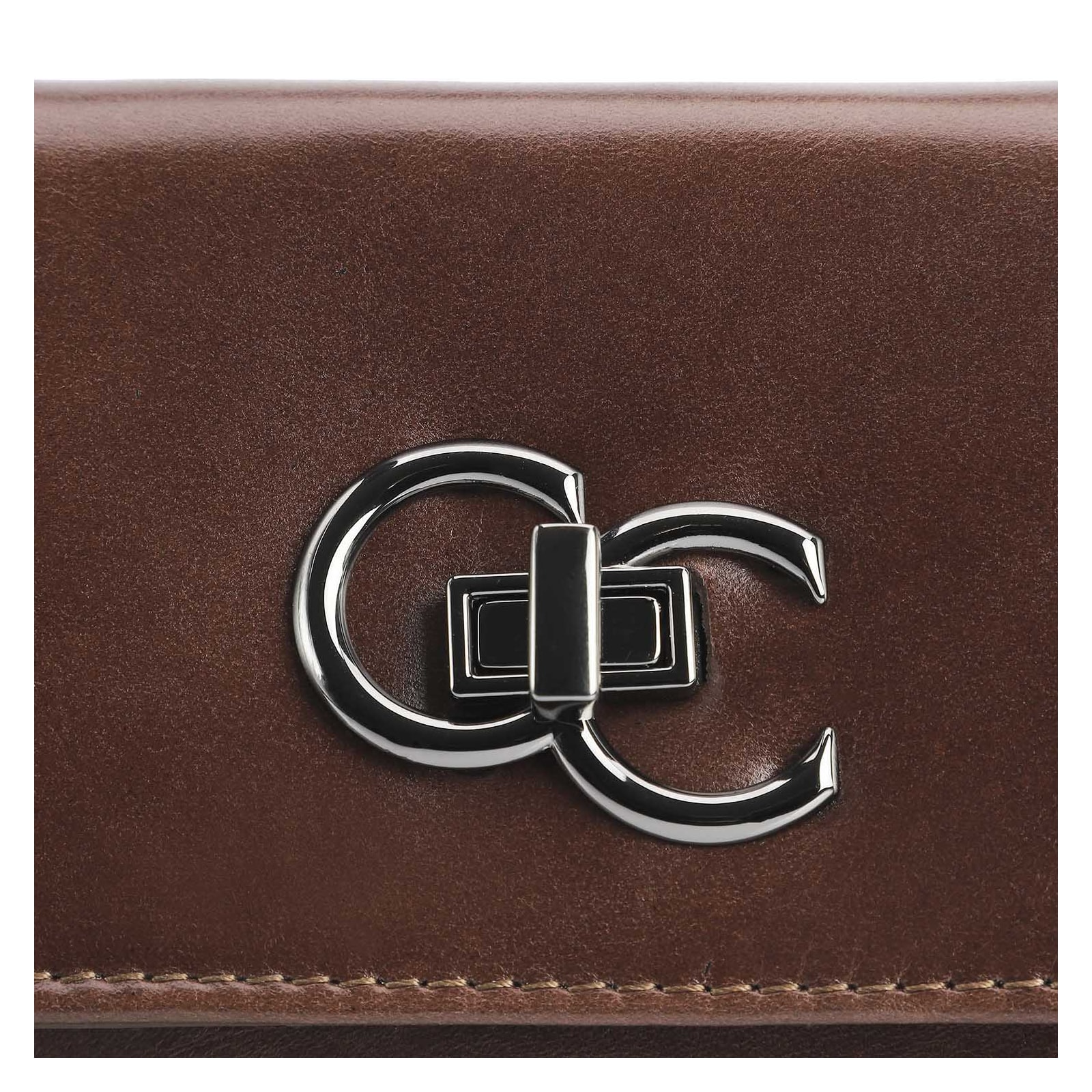 Bolsa Transversal Couro Marrom