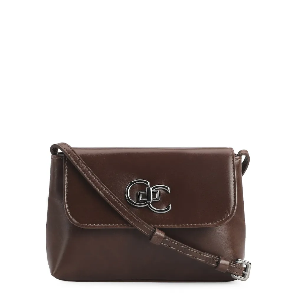 Bolsa Transversal Couro Marrom