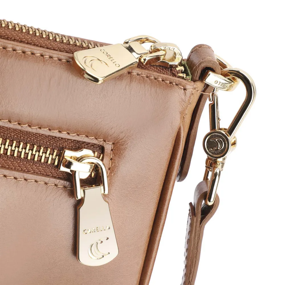 Bolsa Transversal Couro Marrom - imagem 5