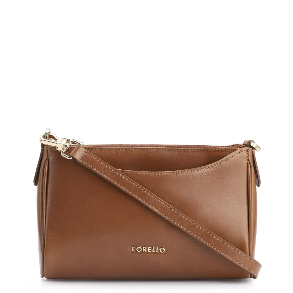 Bolsa Transversal Couro Marrom