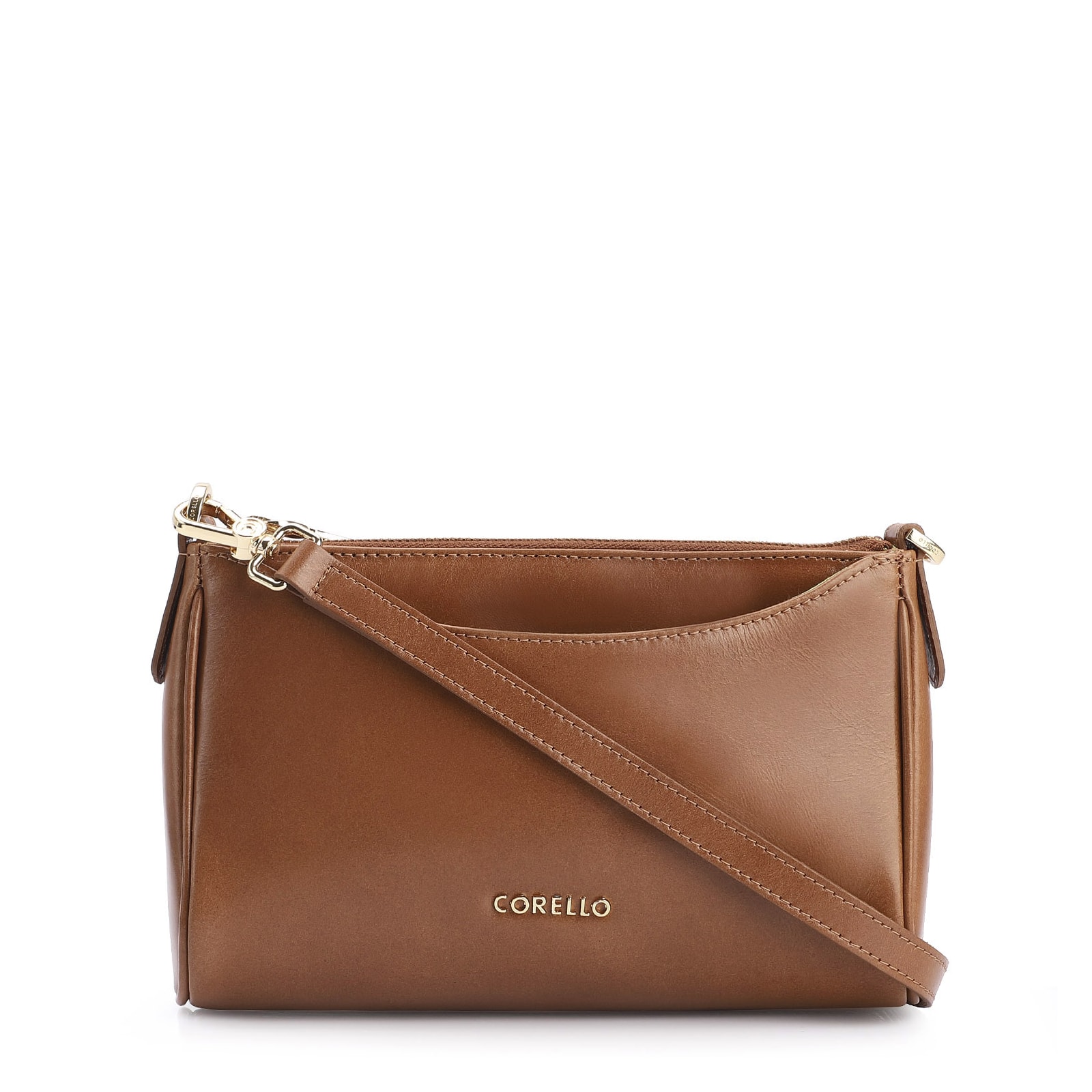 Bolsa Transversal Couro Marrom