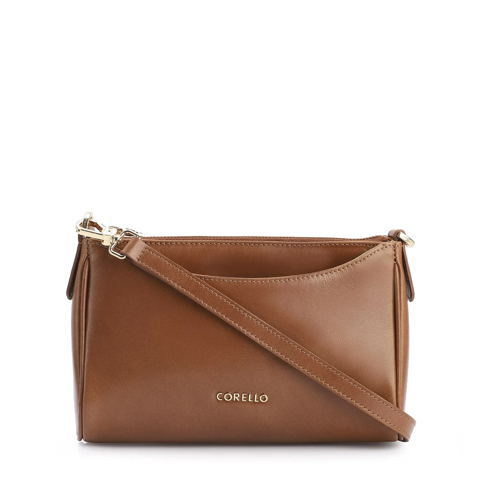 Bolsa Transversal Couro Marrom