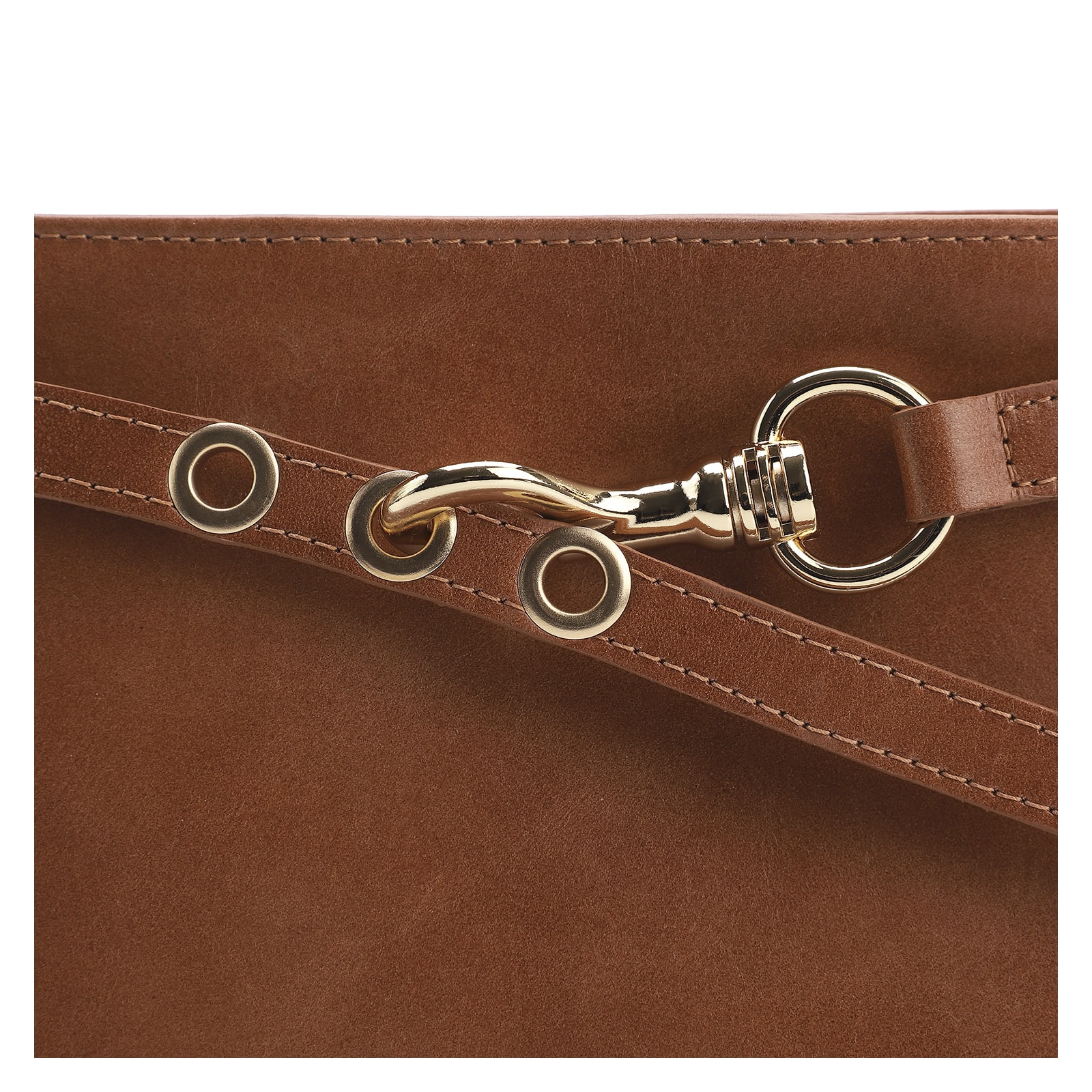 Bolsa Transversal Couro Marrom