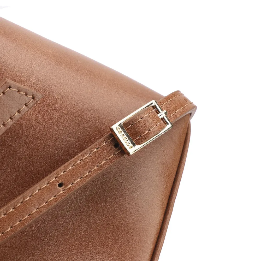 Bolsa Transversal Couro Marrom - imagem 6
