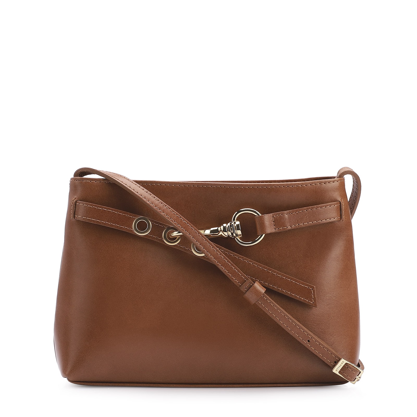 Bolsa Transversal Couro Marrom