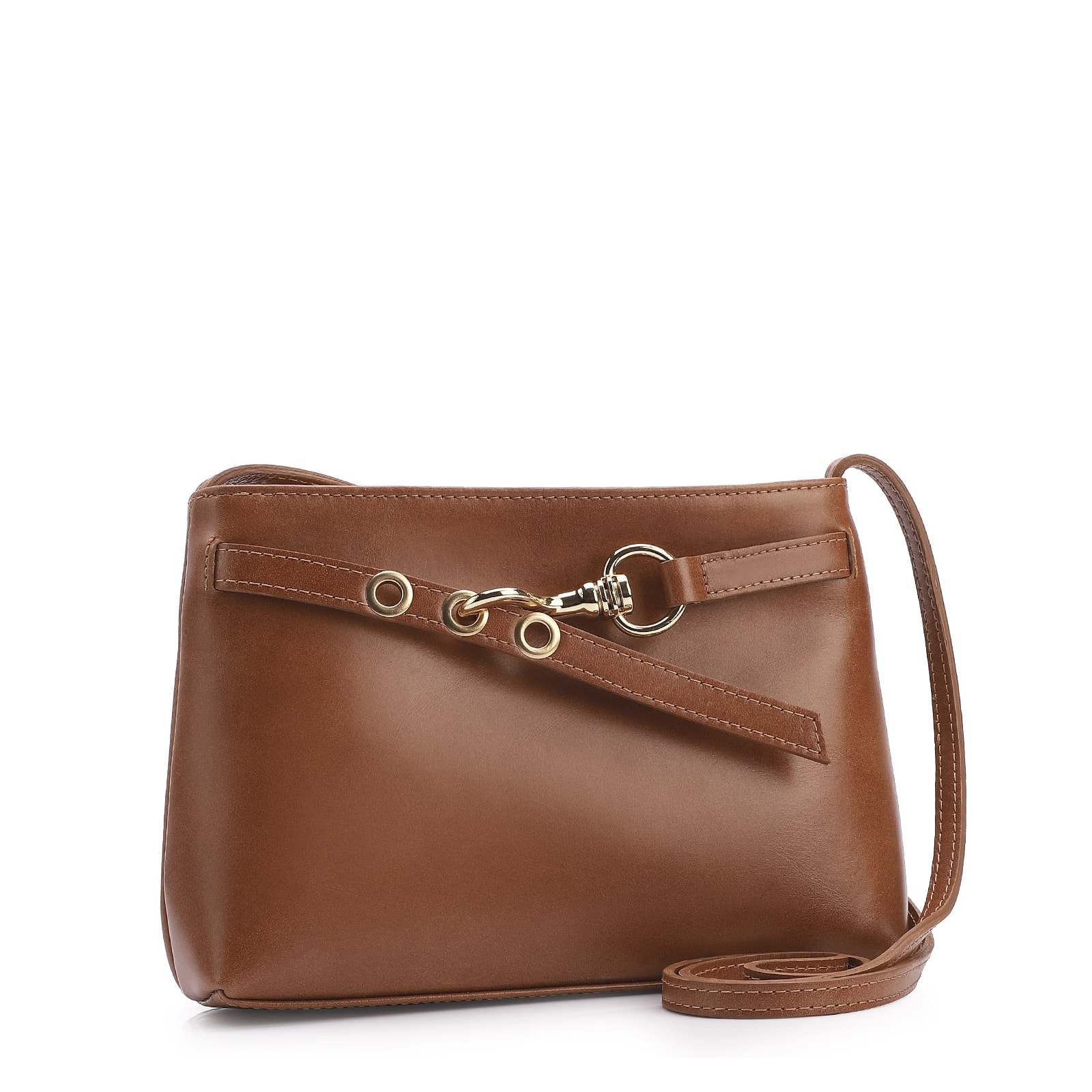 Bolsa Transversal Couro Marrom