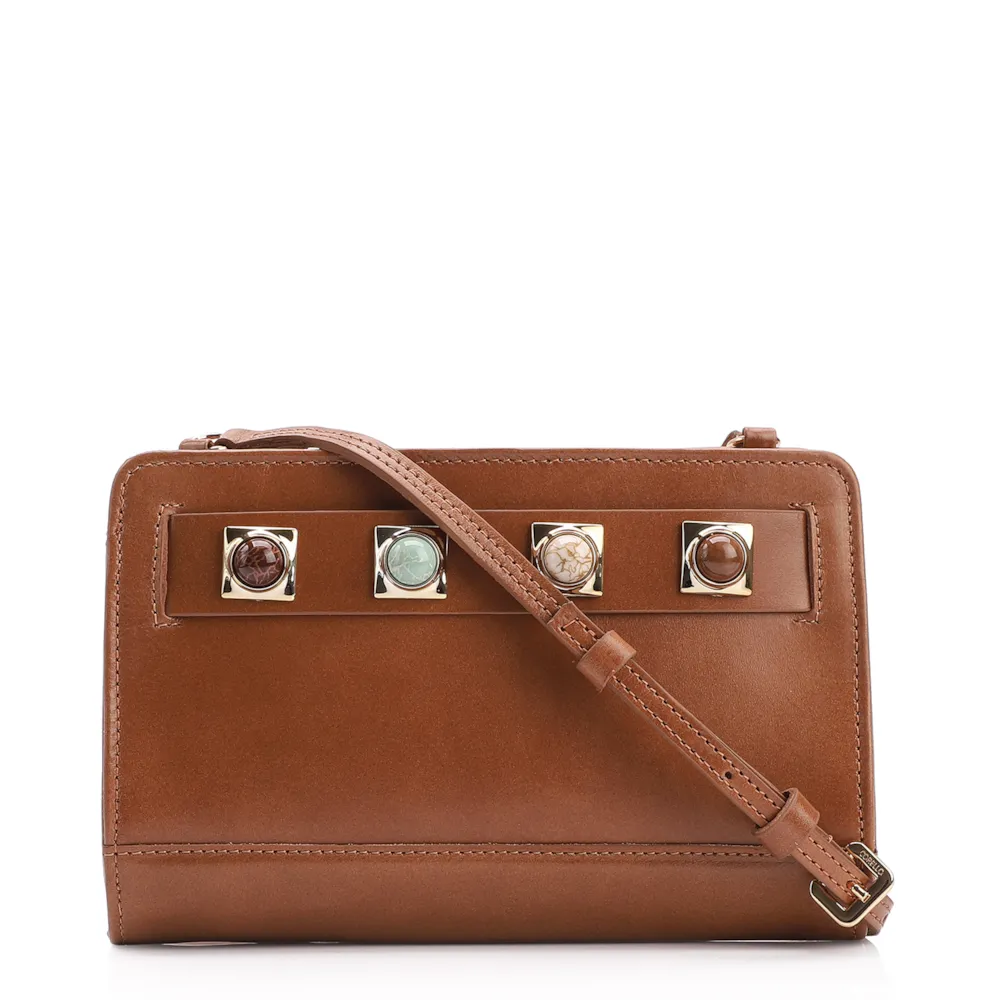 Bolsa Transversal Couro Marrom
