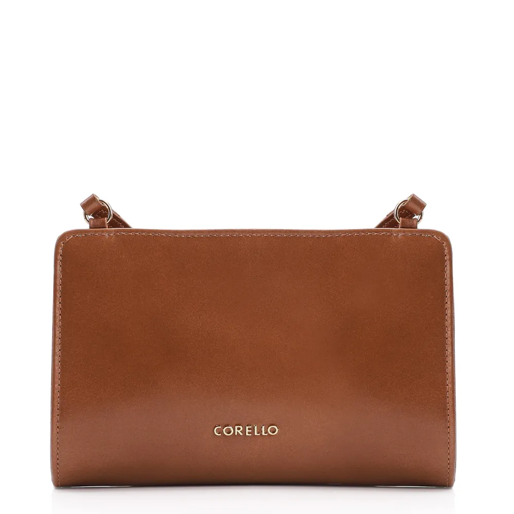 Bolsa Transversal Couro Marrom - imagem 3