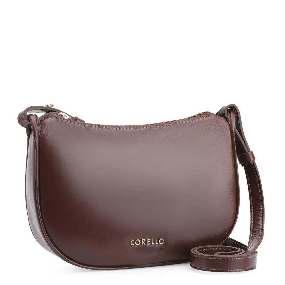 Bolsa Transversal Couro Marrom - imagem 2