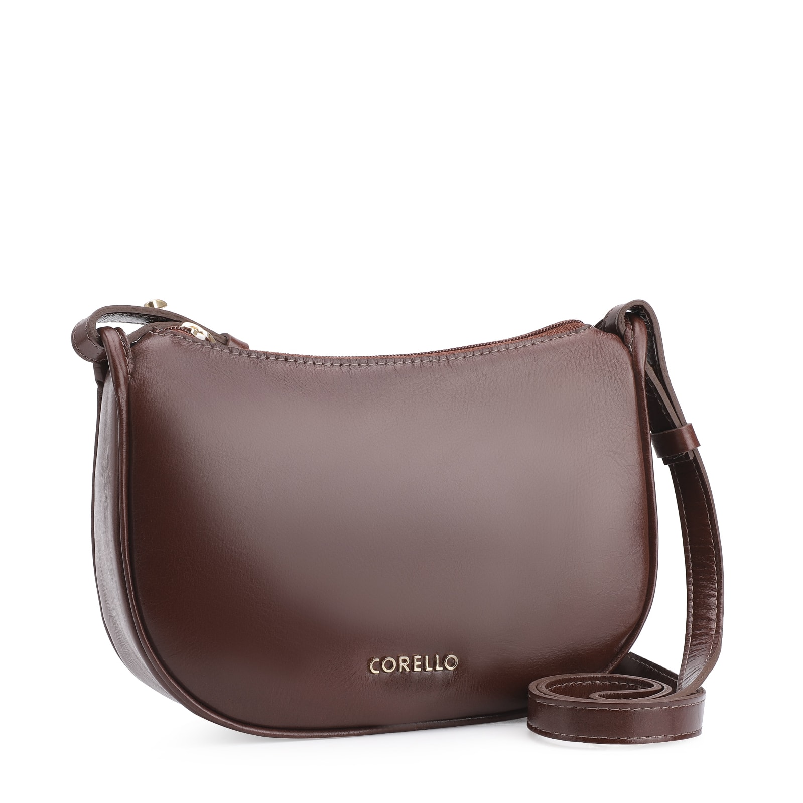 Bolsa Transversal Couro Marrom