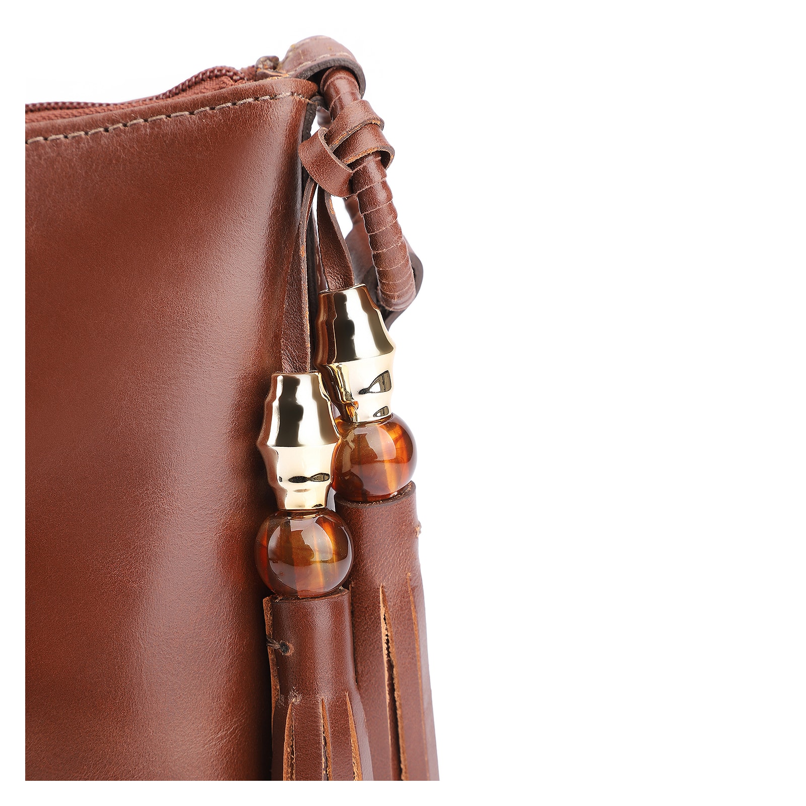 Bolsa Transversal Couro Marrom
