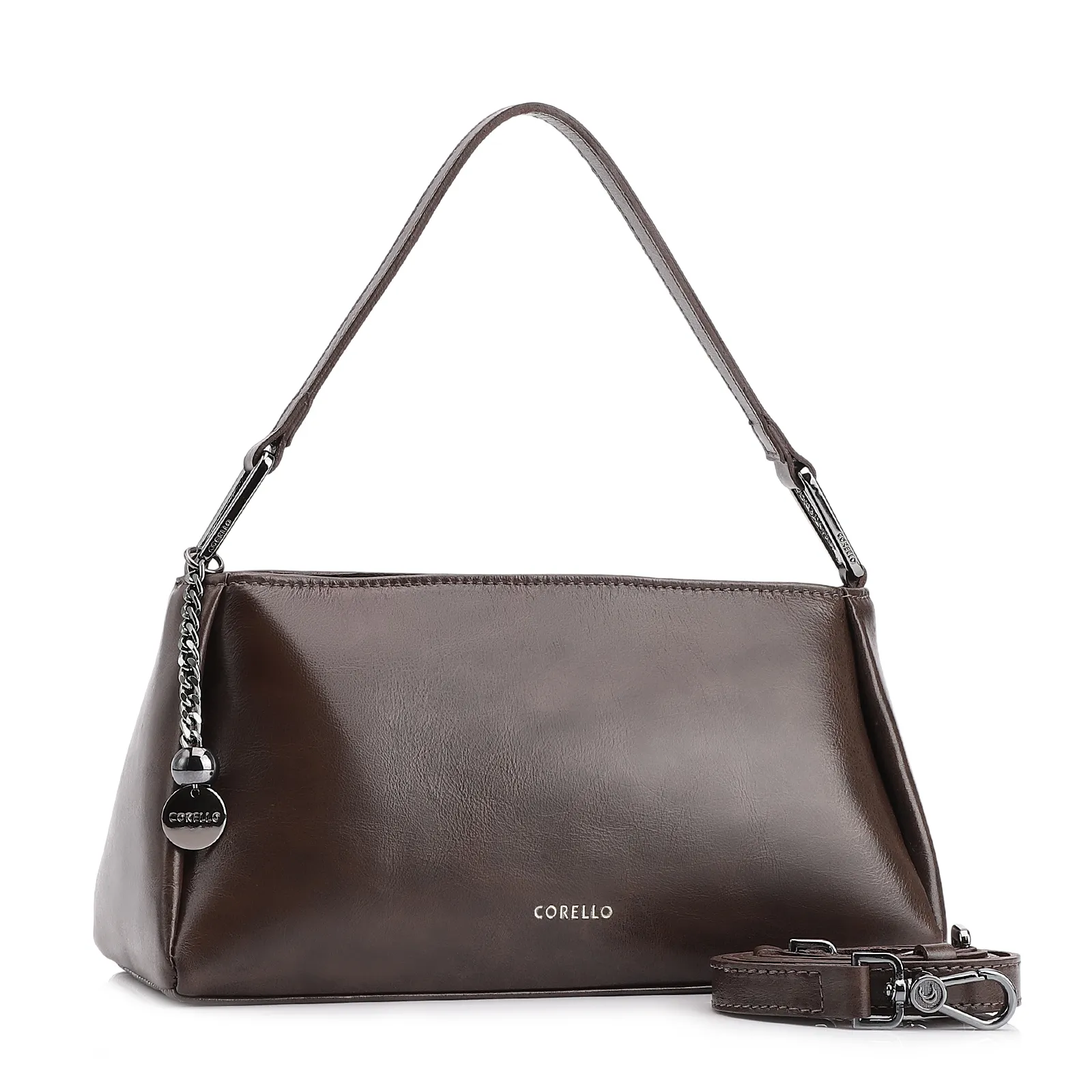 Bolsa Transversal Couro Marrom
