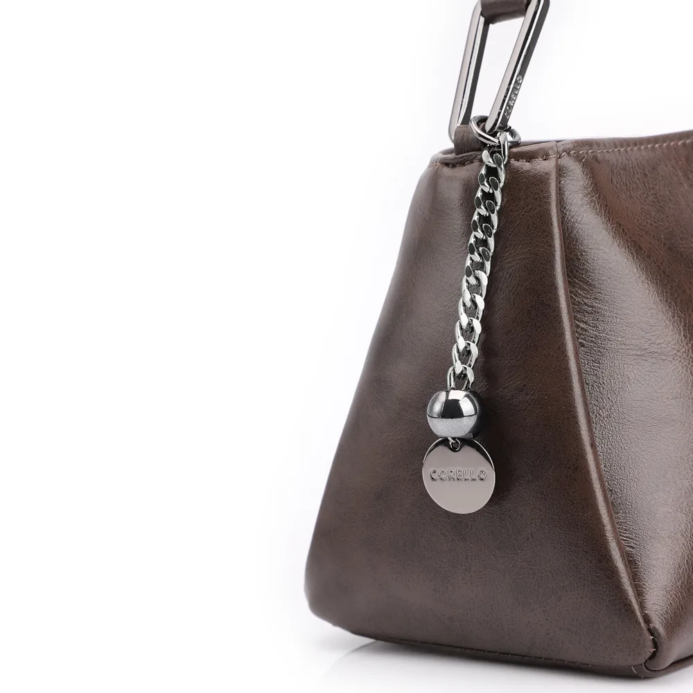 Bolsa Transversal Couro Marrom - imagem 8
