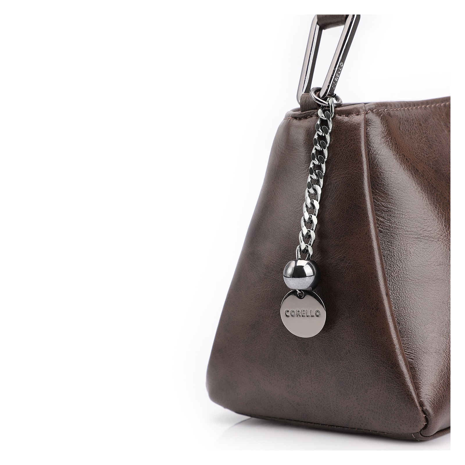 Bolsa Transversal Couro Marrom