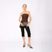 Bolsa Transversal Couro Marrom - imagem 9