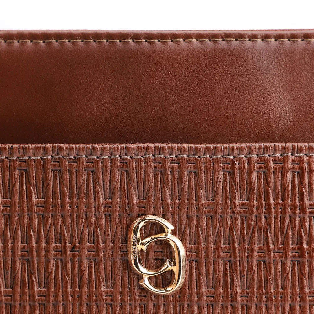 Bolsa Transversal Couro Marrom - imagem 5