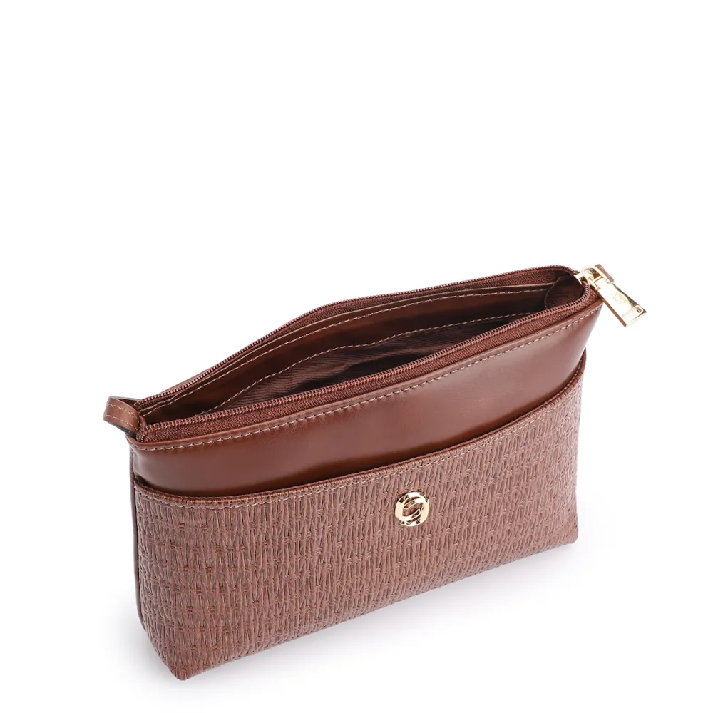 Bolsa Transversal Couro Marrom - imagem 3
