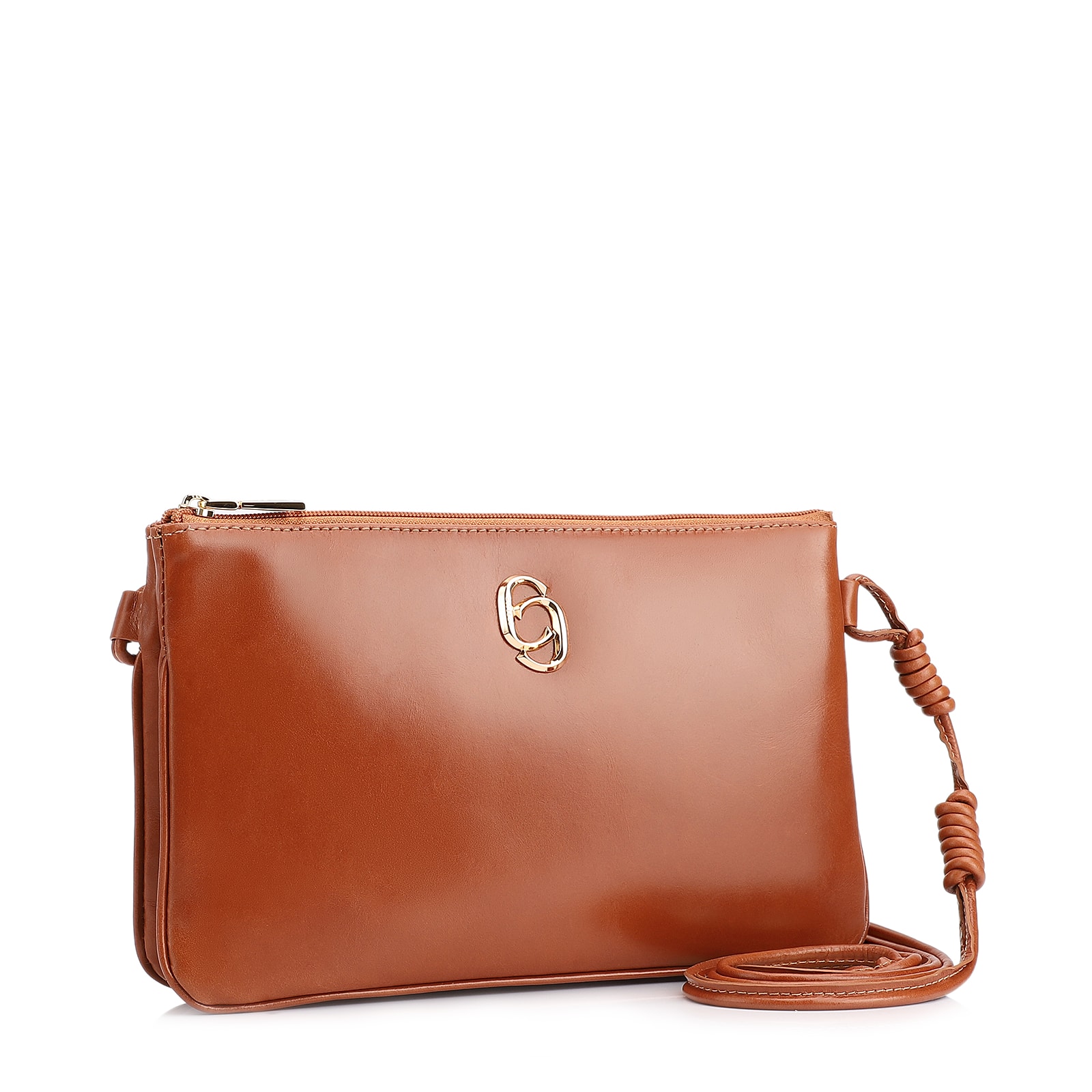 Bolsa Transversal Couro Marrom