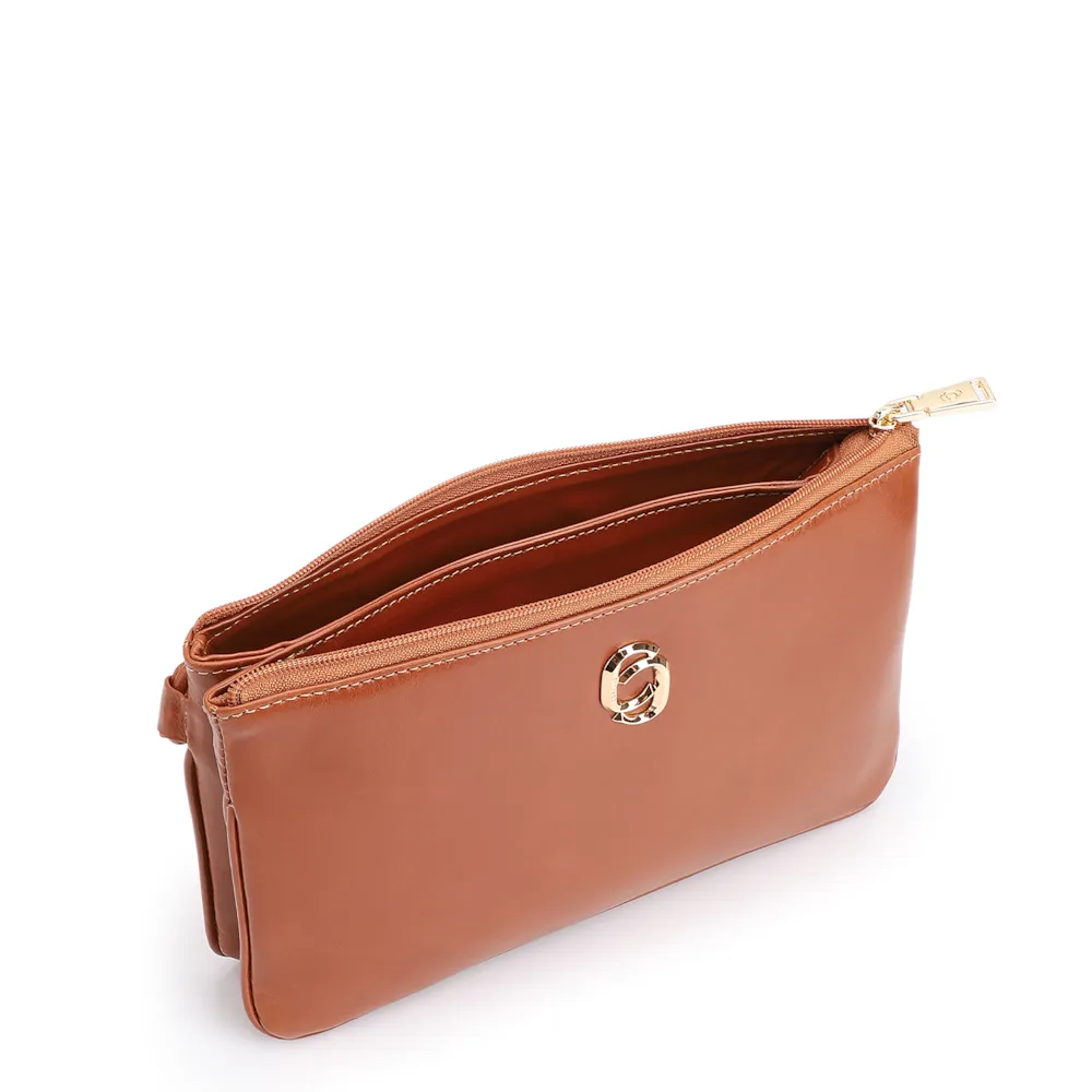 Bolsa Transversal Couro Marrom - imagem 5