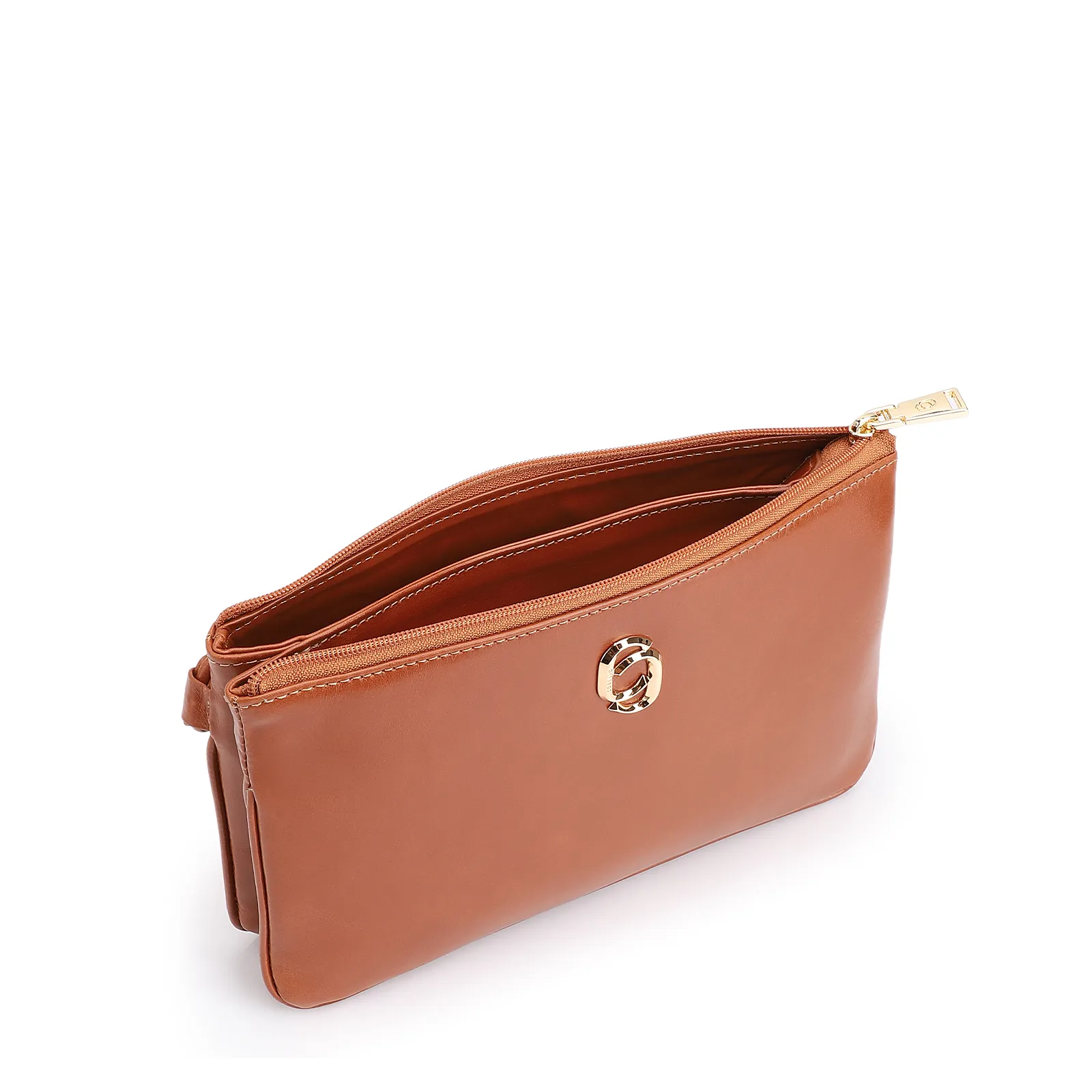 Bolsa Transversal Couro Marrom