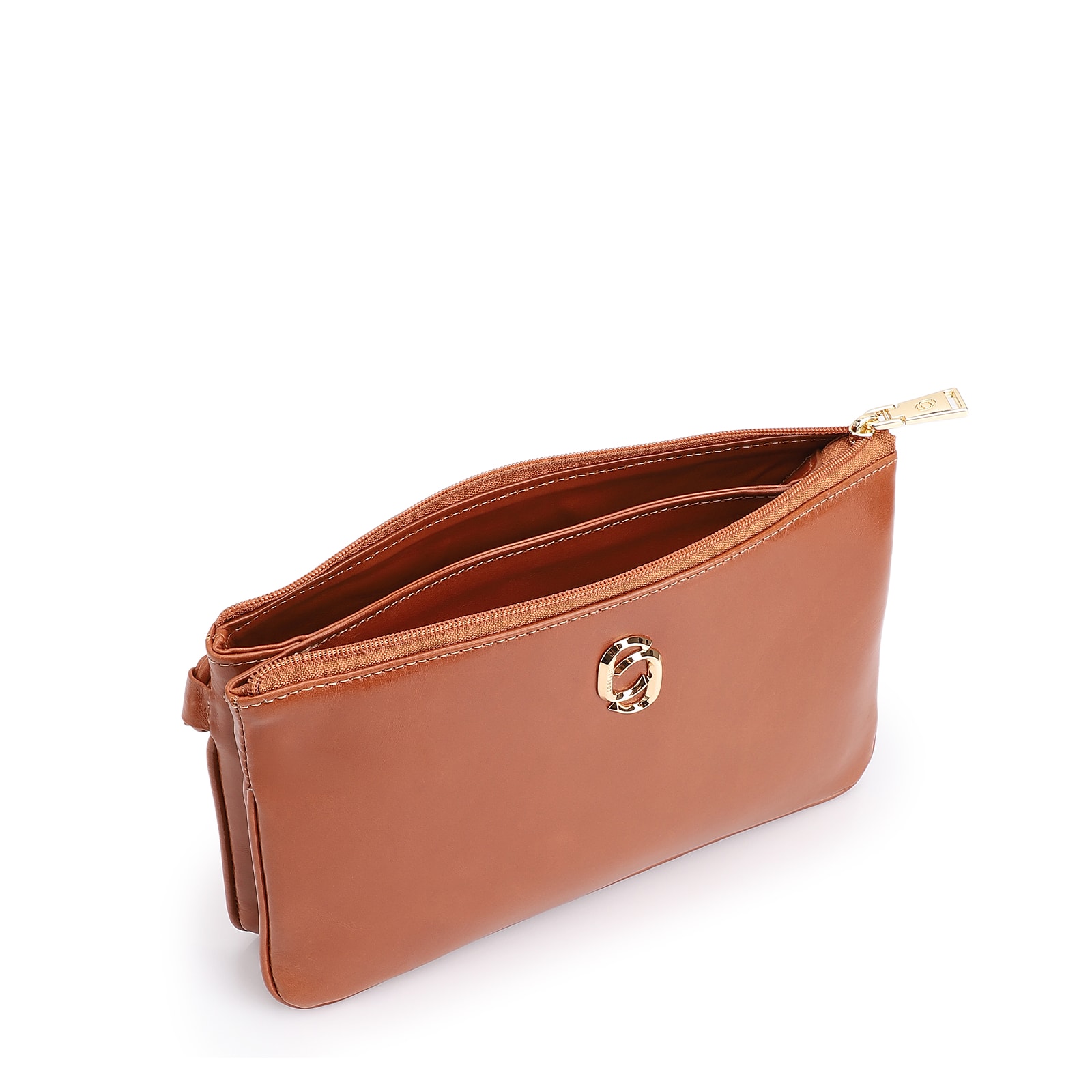 Bolsa Transversal Couro Marrom