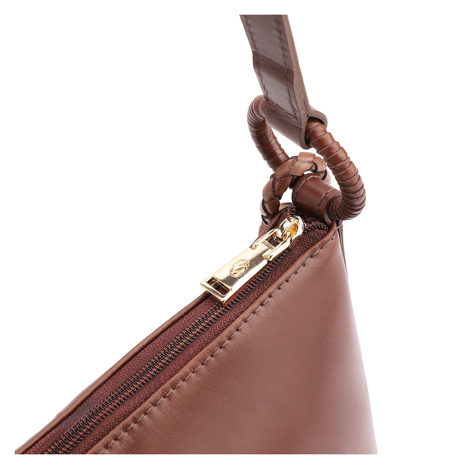  Bolsa Transversal Couro Marrom