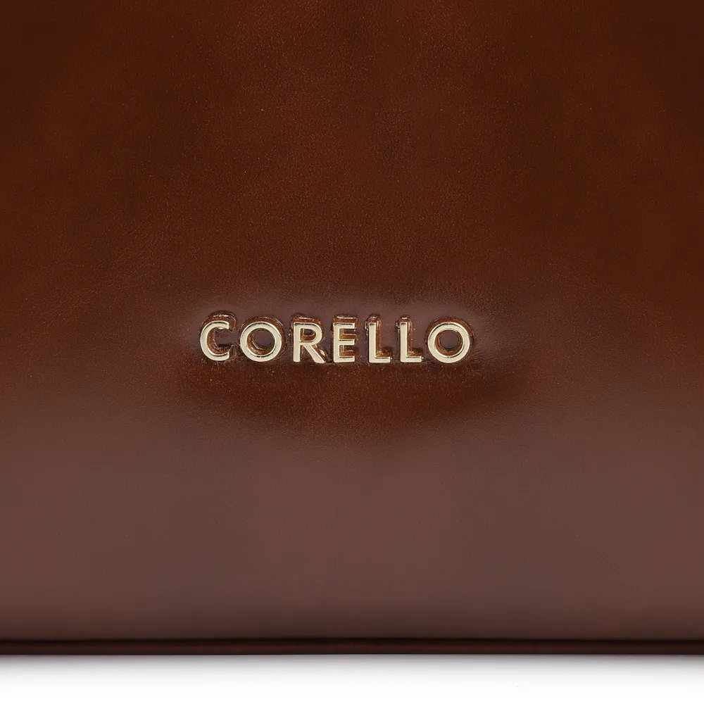  Bolsa Transversal Couro Marrom - imagem 6