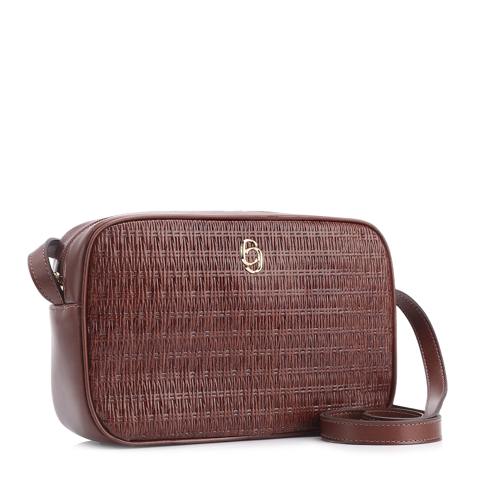Bolsa Transversal Couro Marrom