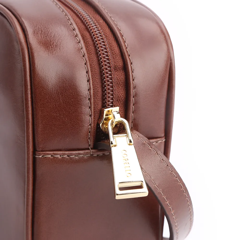 Bolsa Transversal Couro Marrom - imagem 6