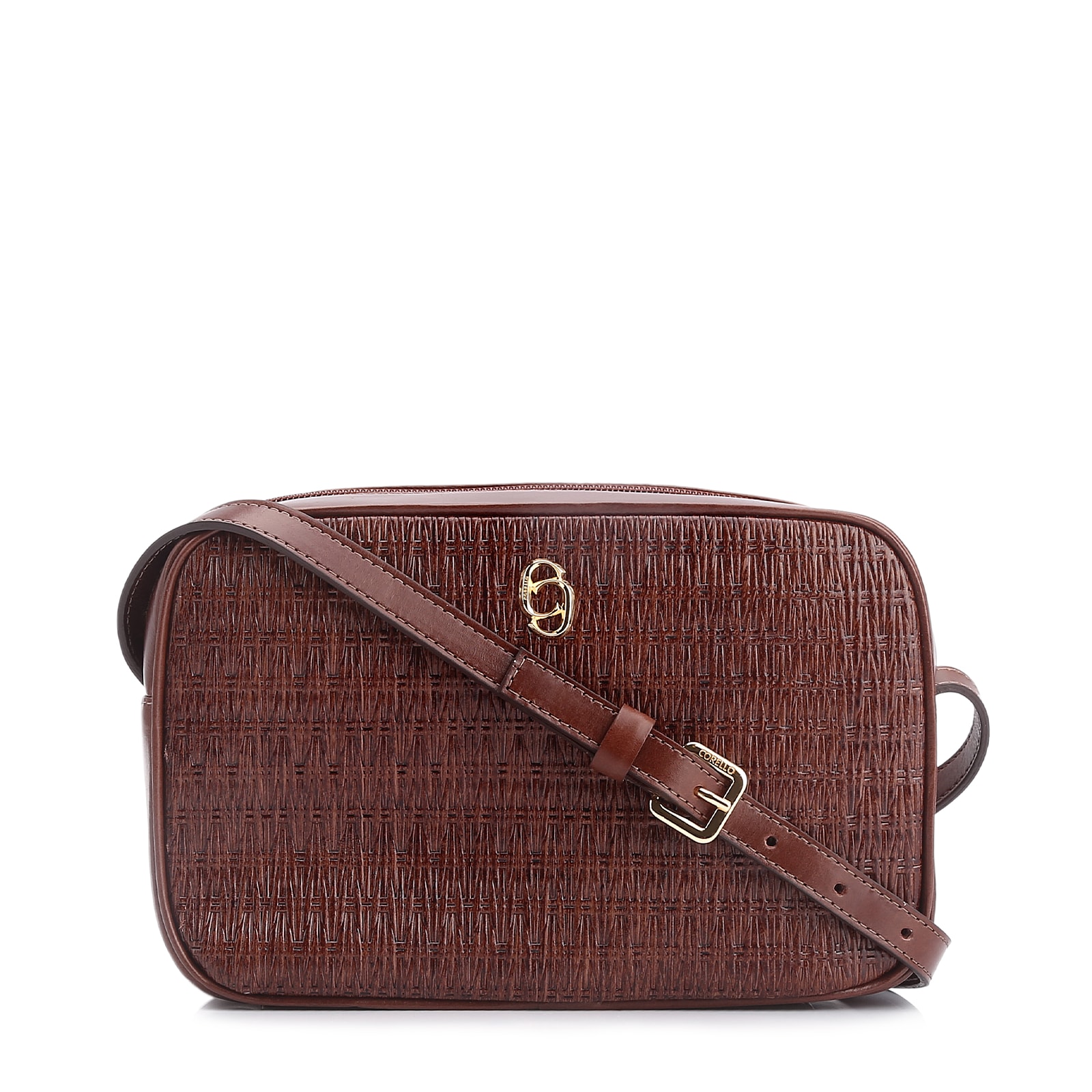 Bolsa Transversal Couro Marrom