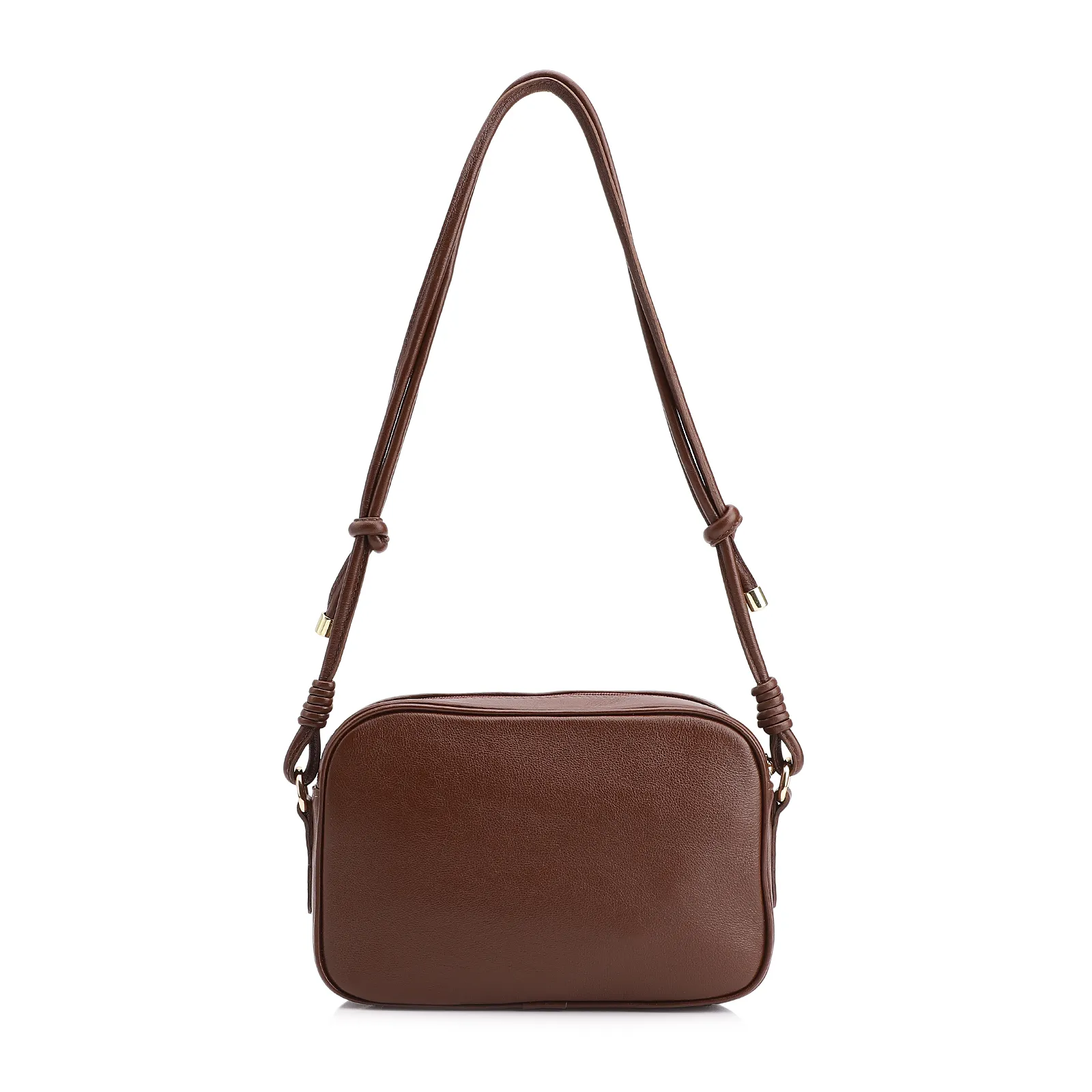 Bolsa Transversal Couro Marrom