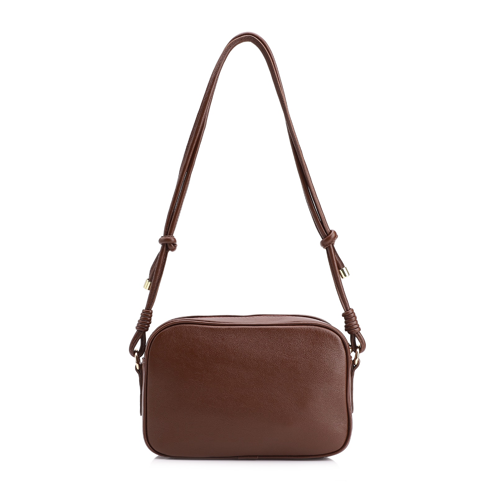Bolsa Transversal Couro Marrom