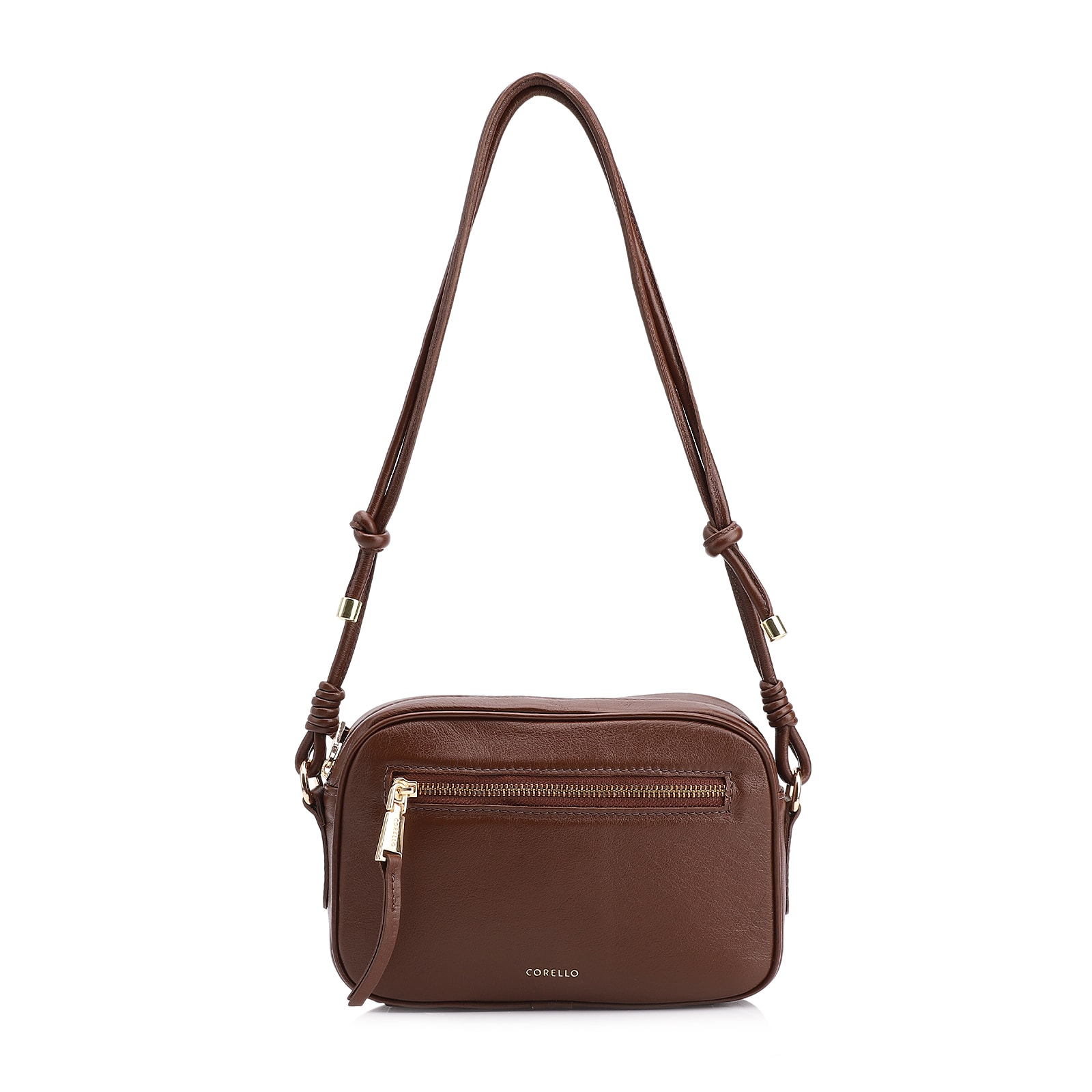 Bolsa Transversal Couro Marrom